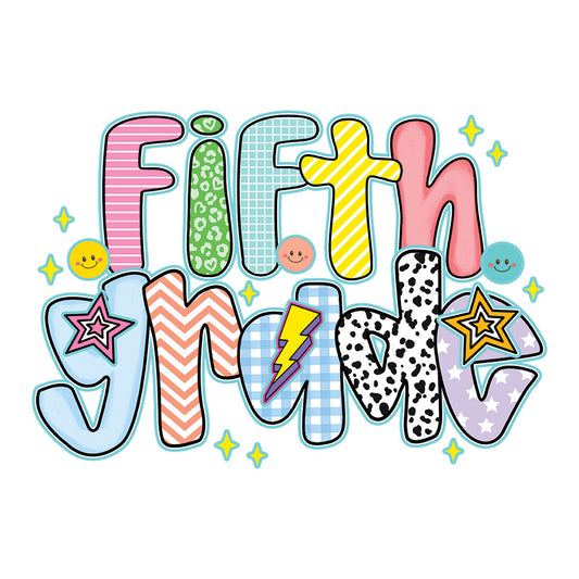 Vibrant Fifth Grade – DTF Transfer