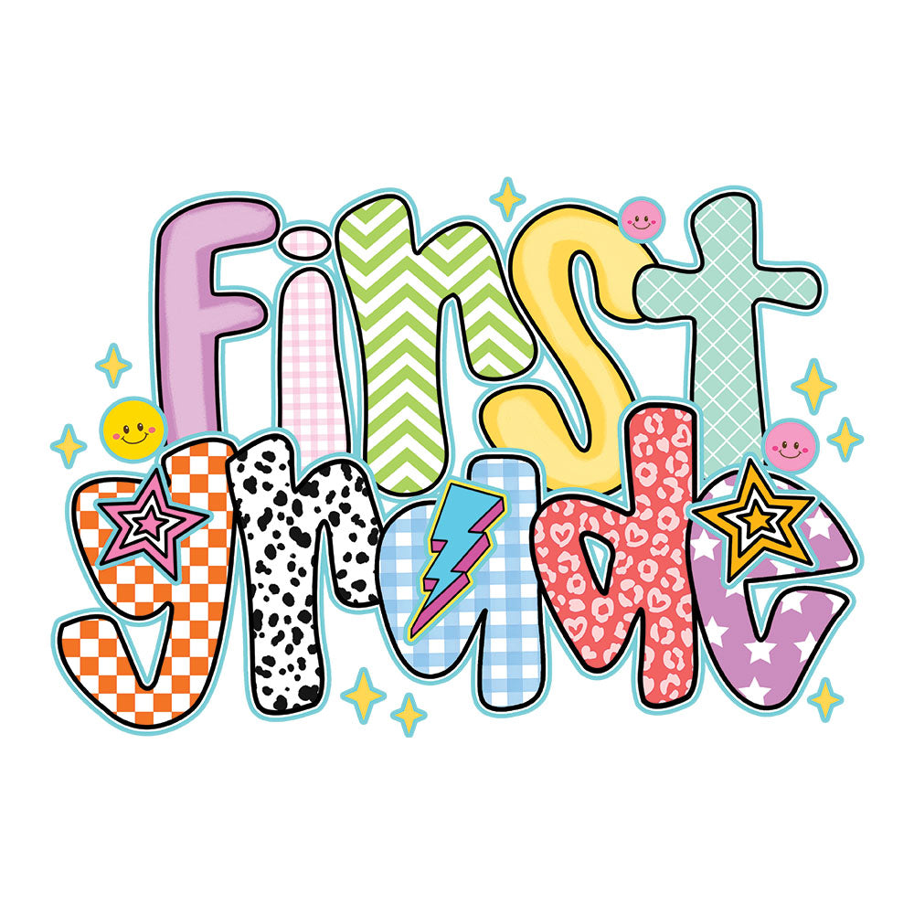 Vibrant First Grade – DTF Transfer