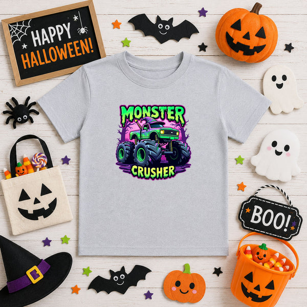 Vibrant Monster Crusher – DTF Transfer
