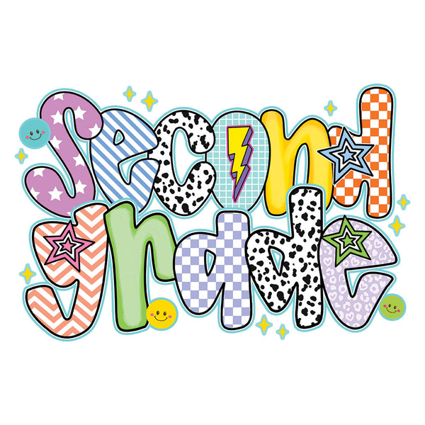 Vibrant Second Grade – DTF Transfer