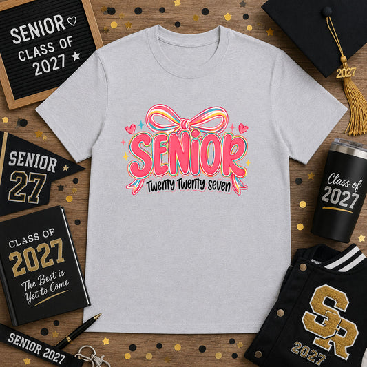Vibrant Senior Coquette 2027 – DTF Transfer