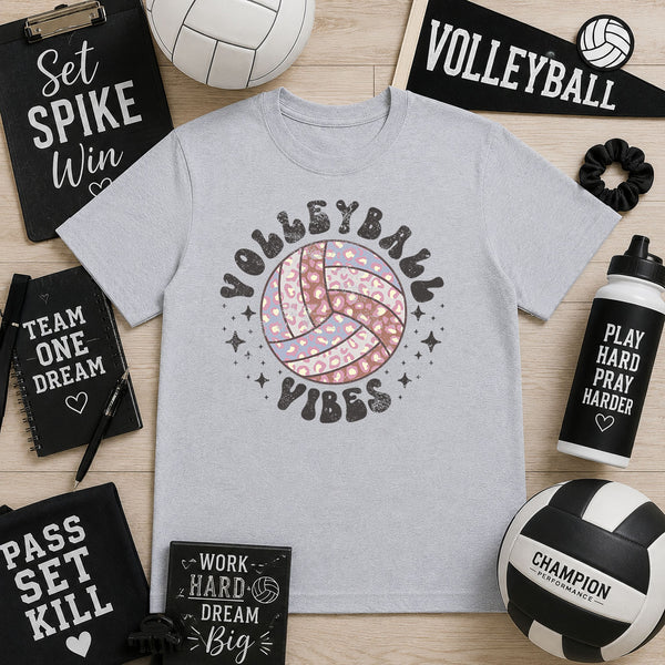 Volleyball Vibes Retro – DTF Transfer