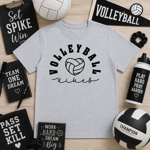 Volleyball Vibes Script – DTF Transfer