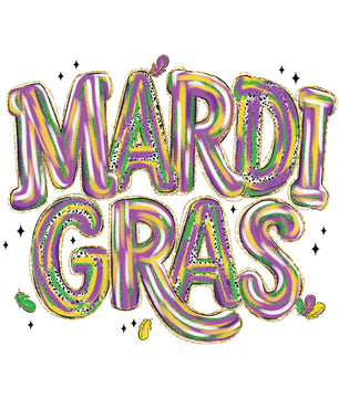 Mardi Gras Party Pack Premade DTF Transfer Gangsheet - 22