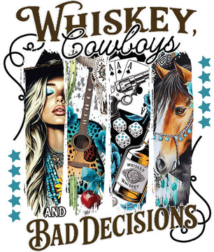 Western Cowgirl Vibes Premade DTF Transfer Gangsheet - 22