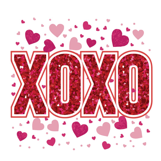 XOXO Heart Design - DTF Transfer