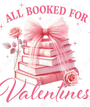 All Booked For Valentines Pink - DTF Transfer DTF Transfer