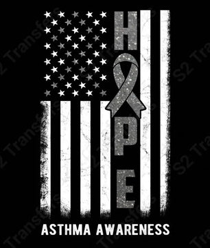 Asthma Awareness Hope Flag