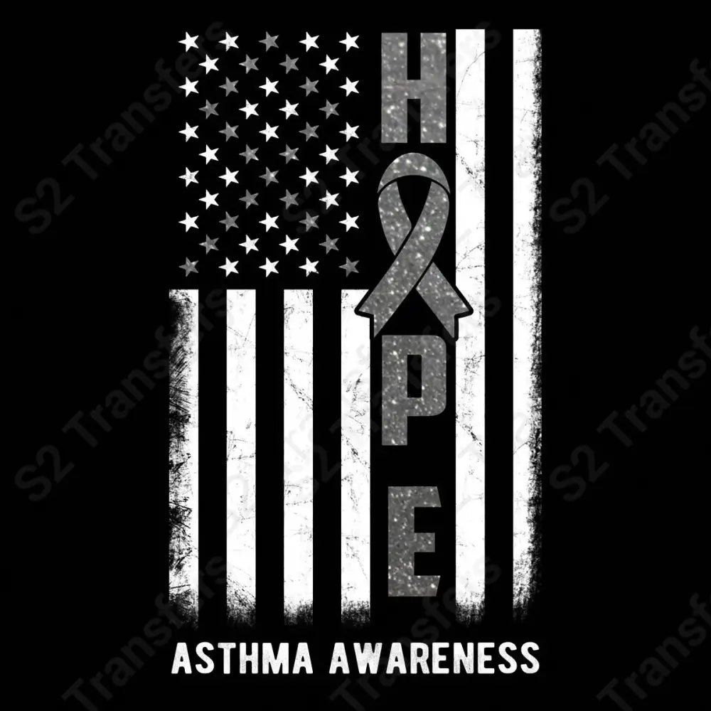 Asthma Awareness Hope Flag