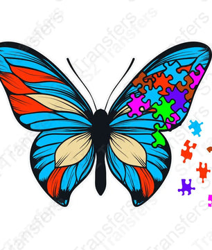 Autism Awareness Butterfly