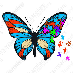 Autism Awareness Butterfly