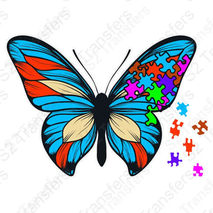 Autism Awareness Butterfly