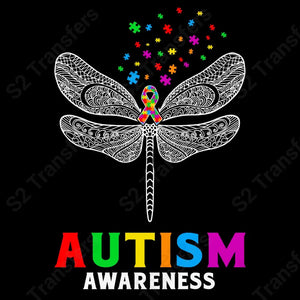 Autism Dragonfly Puzzle Autism Awareness