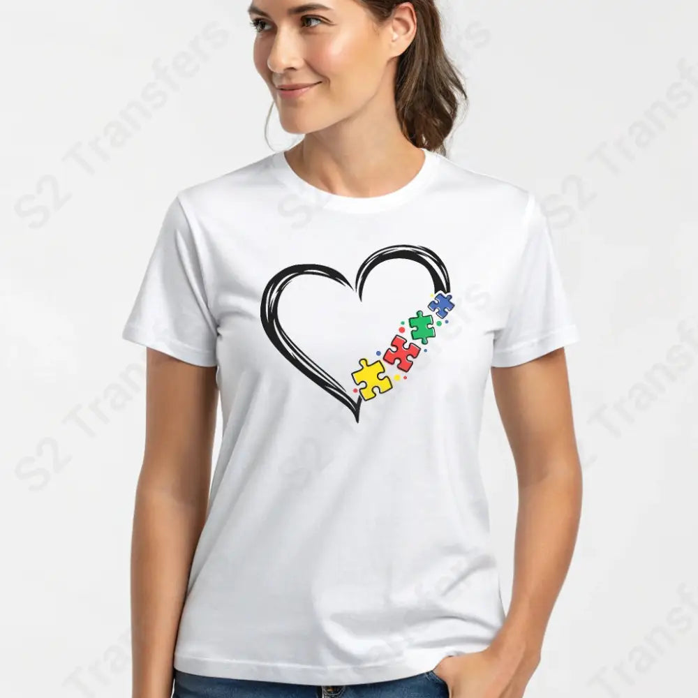 Autism Heart - DTF Transfer (Copy) DTF Transfer
