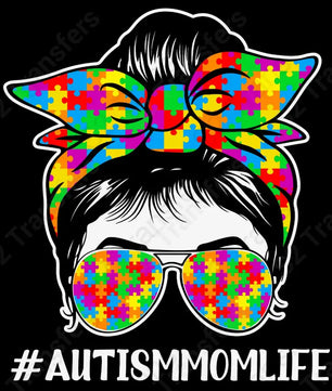 Autism Mom Life Messy Bun