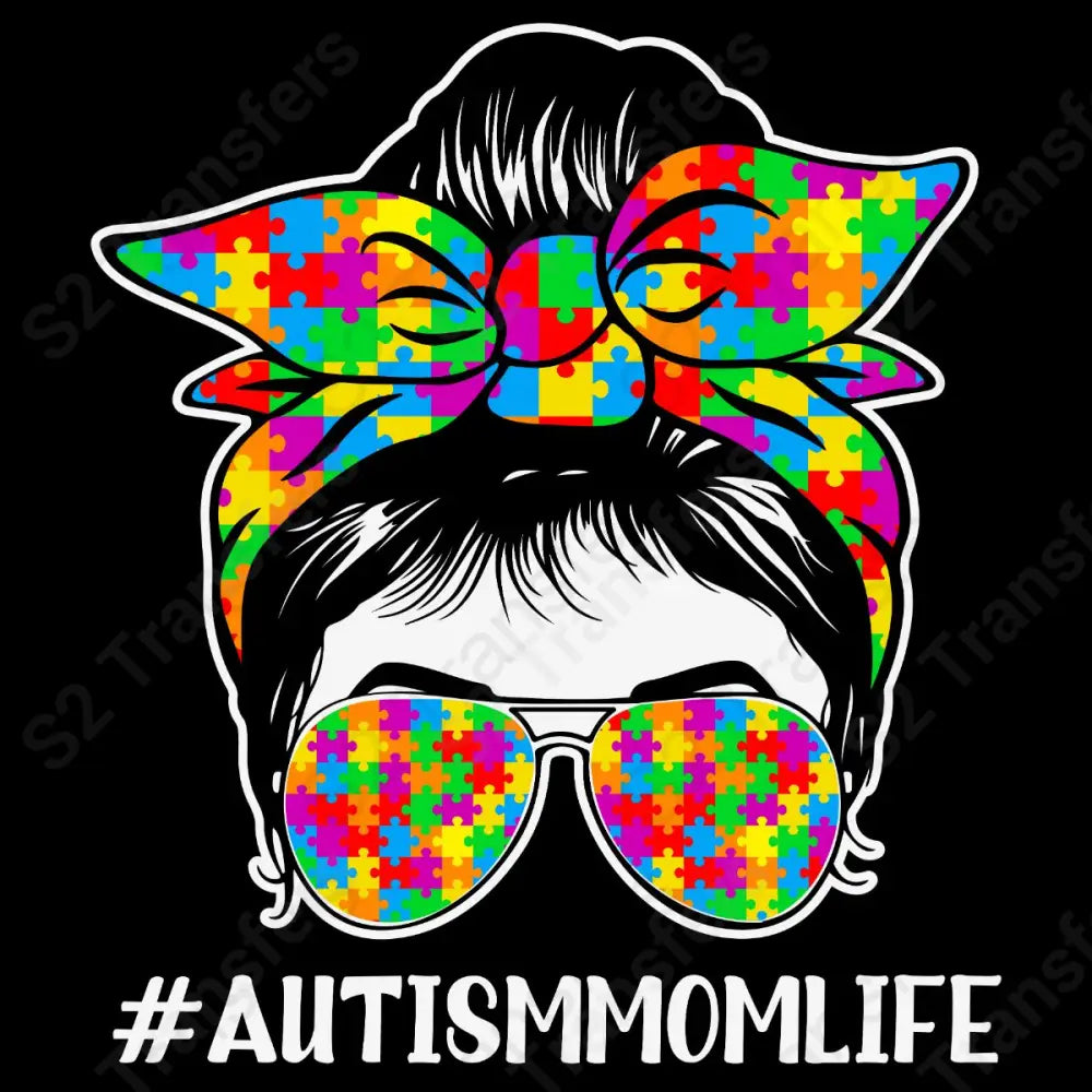 Autism Mom Life Messy Bun