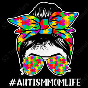 Autism Mom Life Messy Bun