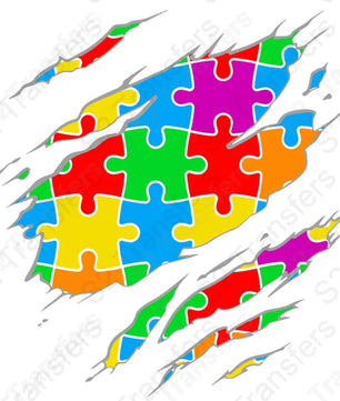 Autism Puzzle Superman