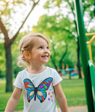 Autism Awareness Butterfly - DTF Transfer