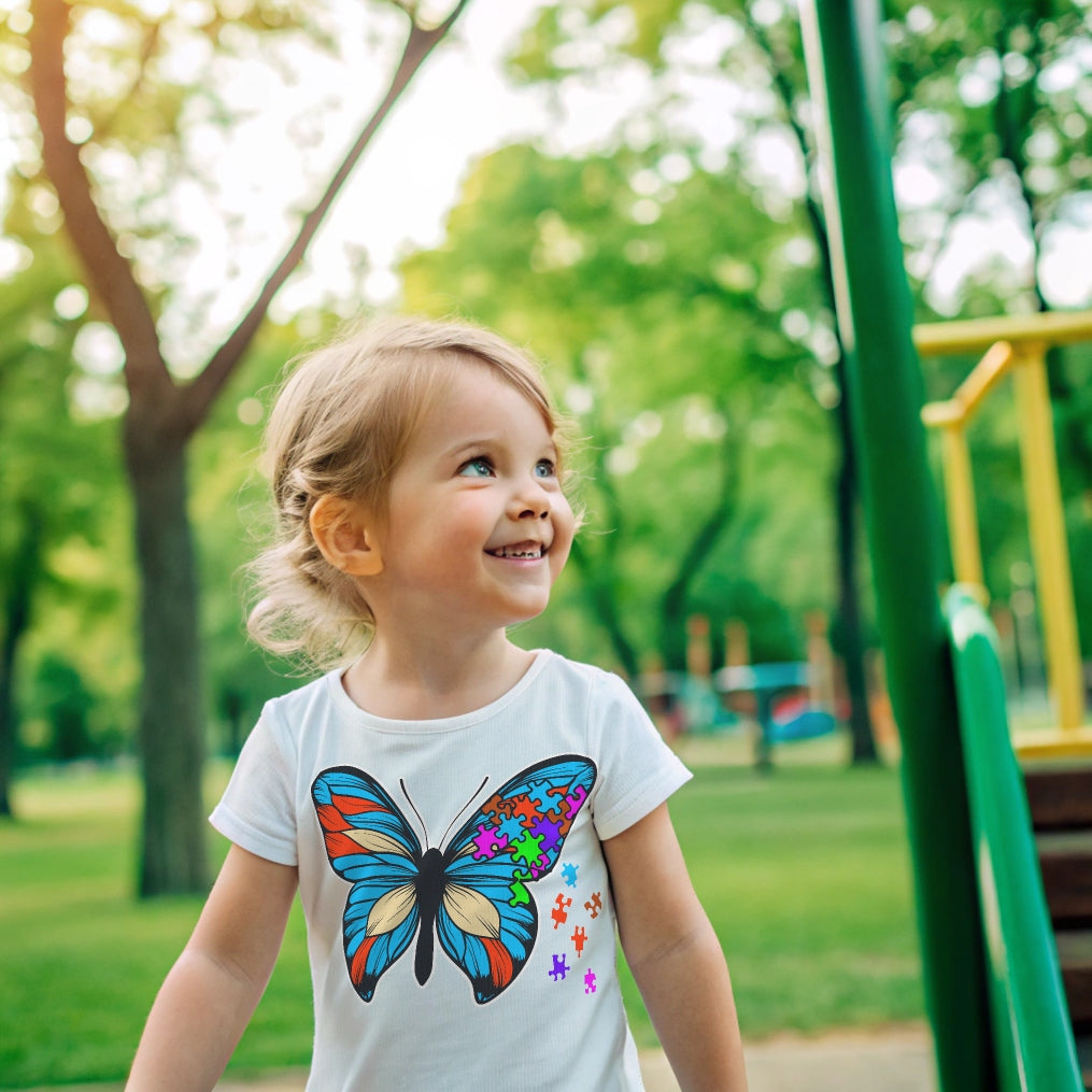 Autism Awareness Butterfly - DTF Transfer