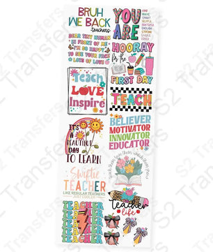 Teacher Back To School Premade Gangsheet