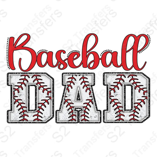 Baseball Dad Red Thread