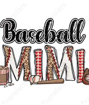 Baseball Mimi Design - DTF Transfer DTF Transfer