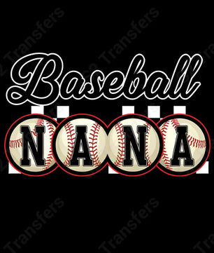 Baseball Nana Vintage - DTF Transfer DTF Transfer