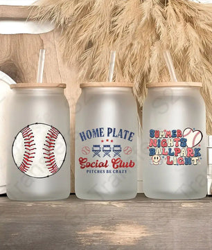 Baseball UV DTF Sticker Sheet UV DTF Sticker Sheet