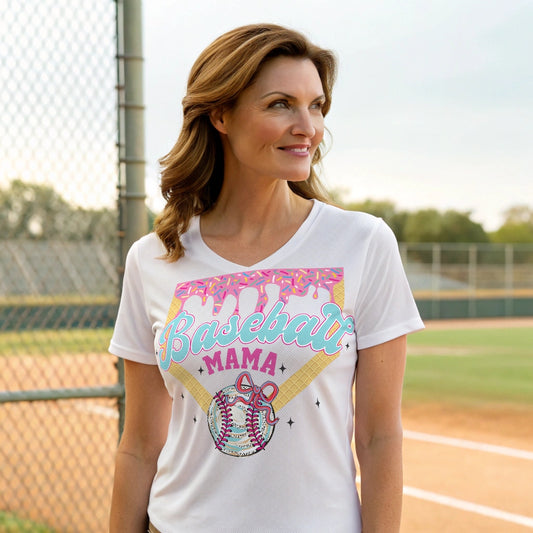 Baseball Mama Drip - DTF Transfer