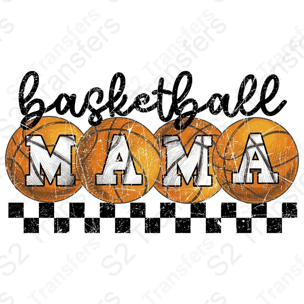 Basketball Mama Checkered
