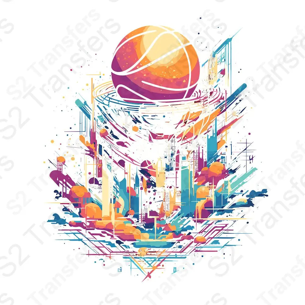 Basketball Pastel Design
