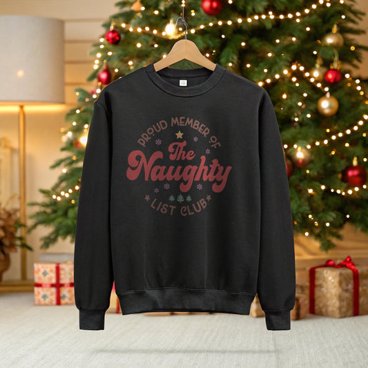 Proud Member Of The Naughty List Club - DTF Transfer