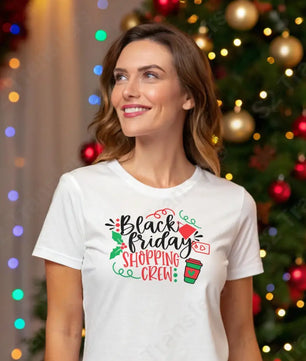 Black Friday Shopping Crew - DTF Transfer DTF Transfer