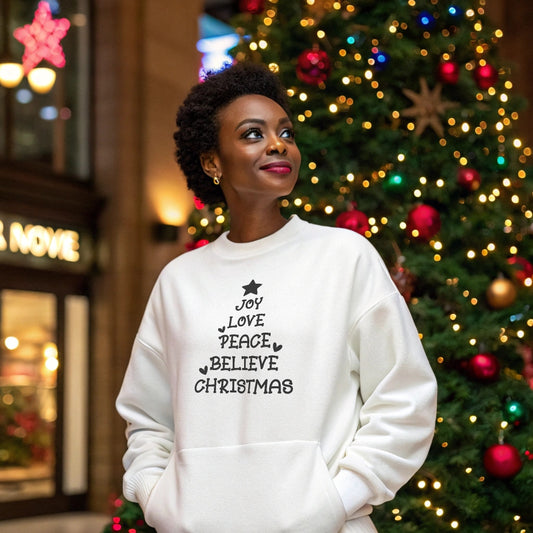 Joy Love Peace Believe Christmas - DTF Transfer