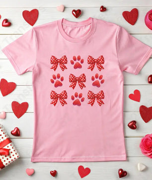 Bow and Paw Valentines - DTF Transfer DTF Transfer