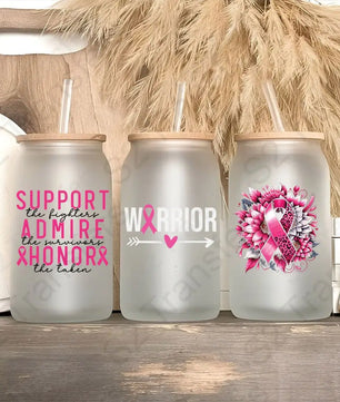 Breast Cancer UV DTF Sticker Sheet UV DTF Sticker Sheet