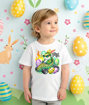 Bunny Racecar Driver - DTF Transfer DTF Transfer