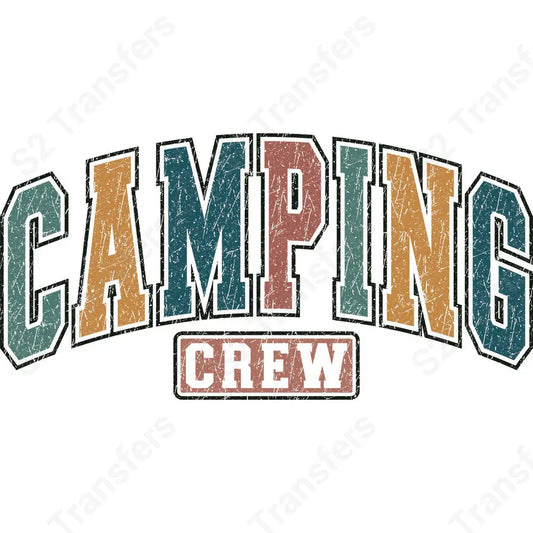 Camping Crew Retro - DTF Transfer DTF Transfer