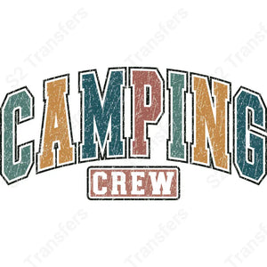 Camping Crew Retro - DTF Transfer DTF Transfer