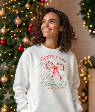 Candy Cane Christmas Club - DTF Transfer DTF Transfer