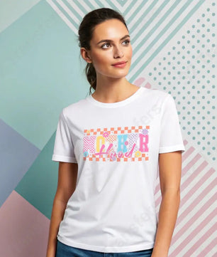 Checkered Motherhood Colorful - DTF Transfer DTF Transfer