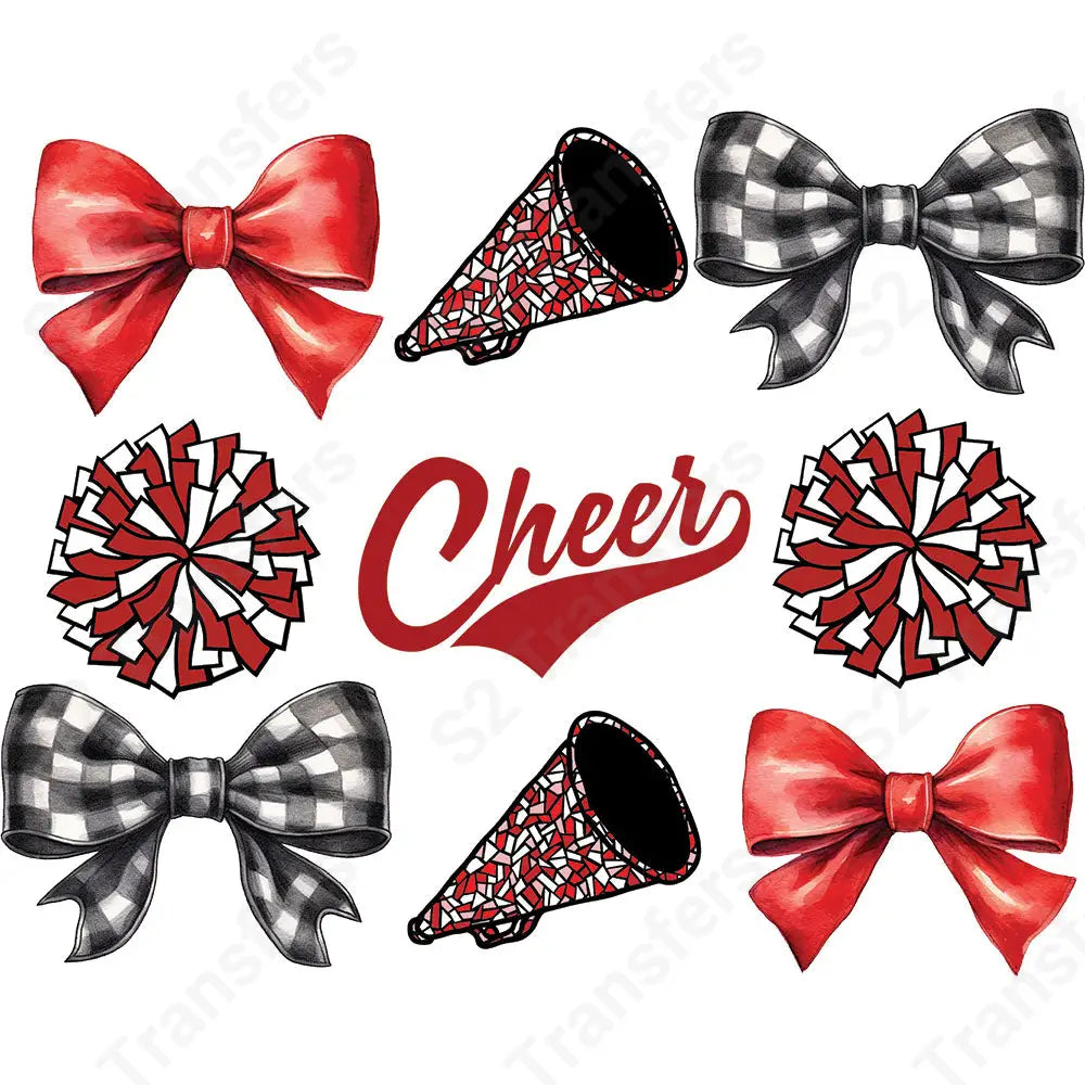 Cheer Coquette Symbols - DTF Transfer DTF Transfer