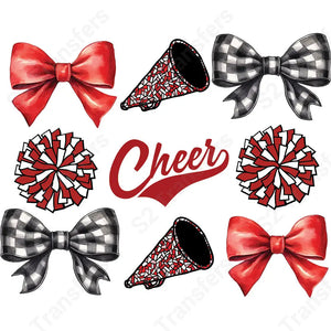 Cheer Coquette Symbols - DTF Transfer DTF Transfer