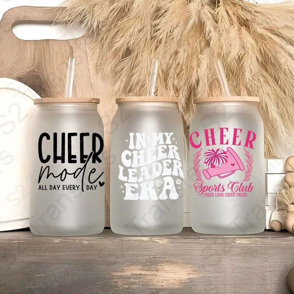 Cheer UV DTF Sticker Sheet UV DTF Sticker Sheet