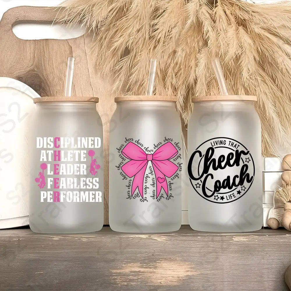 Cheer UV DTF Sticker Sheet UV DTF Sticker Sheet