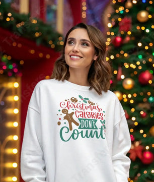 Christmas Calories Don’t Count - DTF Transfer