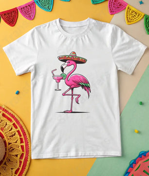 Cinco De Mayo Flamingo - DTF Transfer DTF Transfer