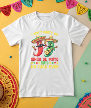 Cinco De Mayo Party - DTF Transfer DTF Transfer