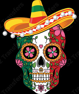 Cinco De Mayo Skull - DTF Transfer DTF Transfer